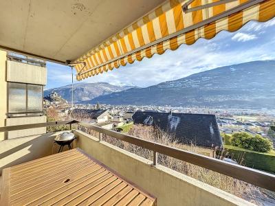 Sion, appartement de 3.5 pièces de 78 m2 avec balcon, place de parc, garage box, dans le quartier de Gravelone - Appartement à Sion